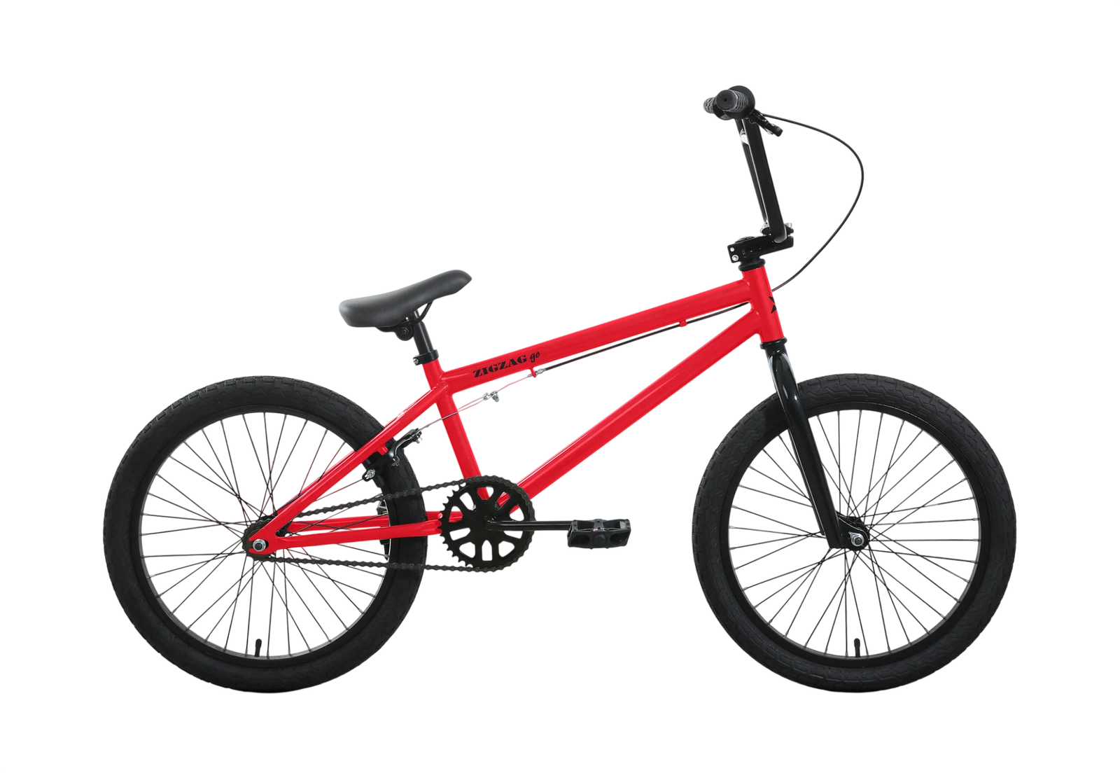 картинка Экстремальный велосипед Forward ZigZag 20'' Go (красный/ черный) 2022 | велосалон Драйв г. Липецк